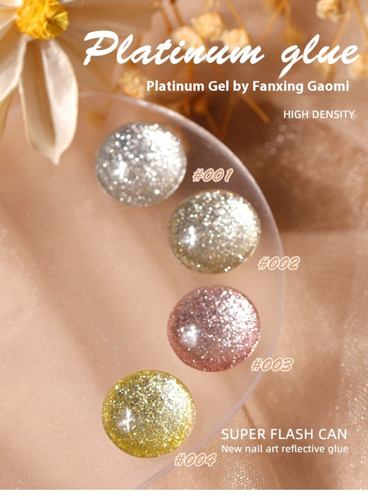 Pegamento UV de Alta Densidad Platinum para Uñas con Brillo Metálico - Image 13
