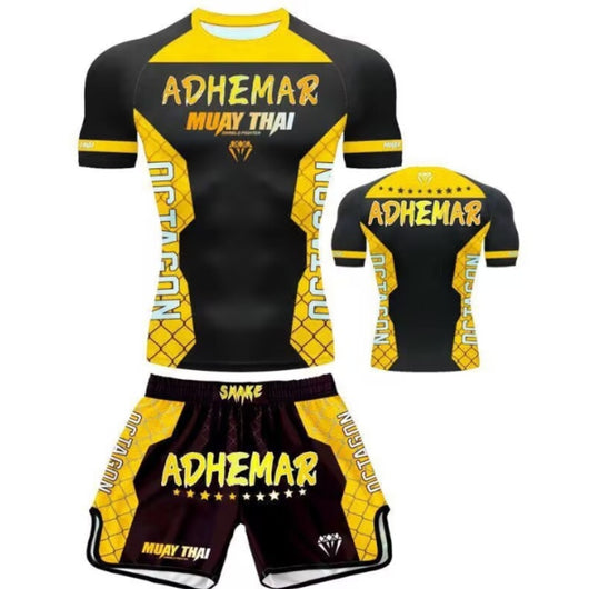 Ropa de Entrenamiento de Boxeo Ajustada de Secado Rápido - Image 4