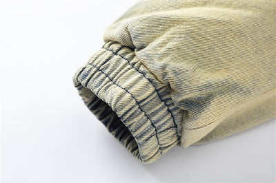 Chaqueta Denim Acolchada con Degradado de Color - Image 11