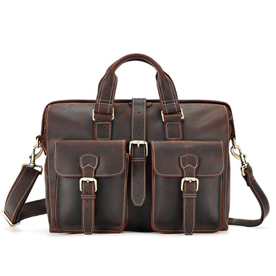 Bolso de Cuero Genuino para Negocios - Image 4