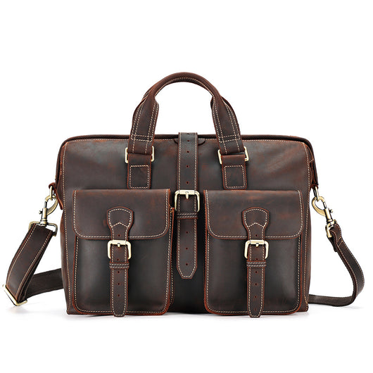 Bolso de Cuero Genuino para Negocios - Image 4