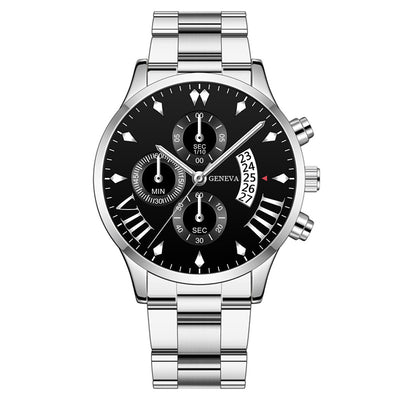 Reloj de Pulsera para Hombre con Calendario y Correa de Acero - Image 29
