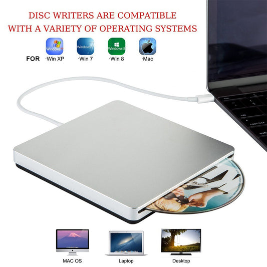 Grabadora CD Externa Ultrafina Portátil con Succión - Image 2