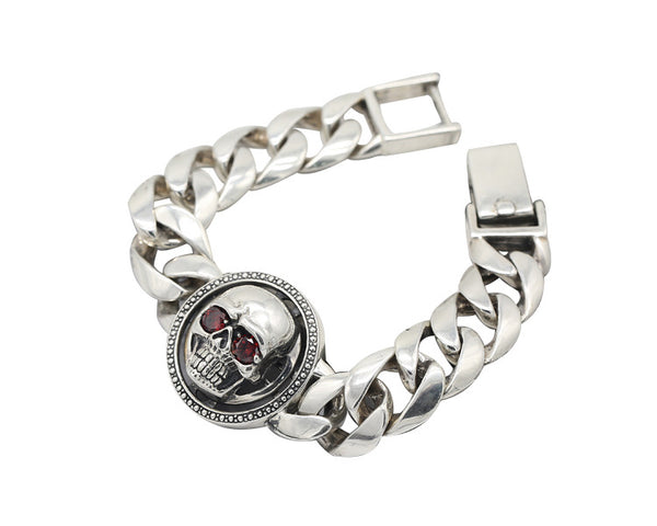 Pulsera de Plata Tailandesa S925 Vintage - Estilo Hipster para Hombre