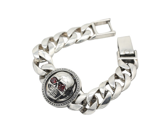 Pulsera de Plata Tailandesa S925 Vintage - Estilo Hipster para Hombre