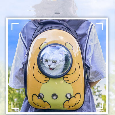 Mochila Transportadora para Gatos - Bolsa Doble con Soporte Ergonómico - Image 3