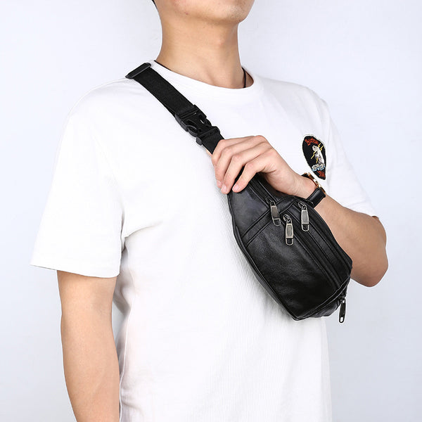 Bolsa Pectoral Deportiva Impermeable Multi-Capa para Negocios y Aventura