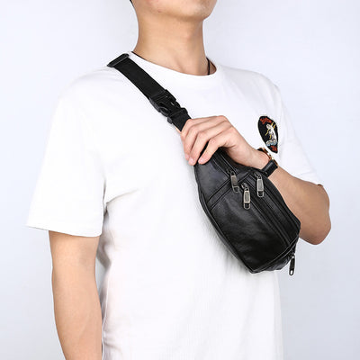 Bolsa Pectoral Deportiva Impermeable Multi-Capa para Negocios y Aventura - Image 2