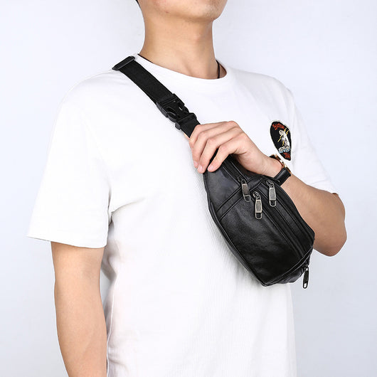 Bolsa Pectoral Deportiva Impermeable Multi-Capa para Negocios y Aventura - Image 2