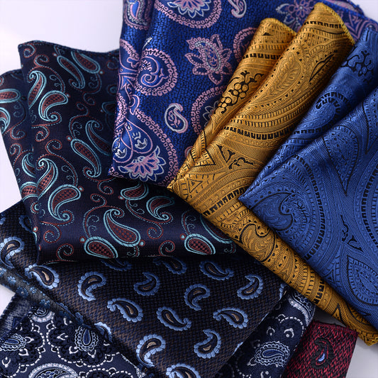 Pañuelo de Bolsillo Estampado para Hombre - Accesorios Formales y Casual Business - Image 2