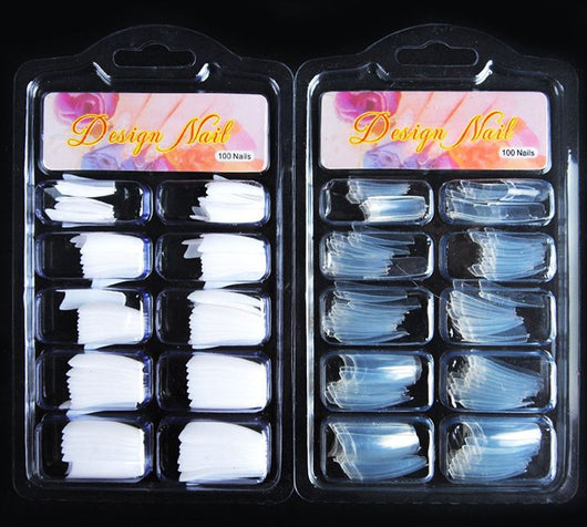 Kit Completo de Uñas de Cristal - Polvo Transparente y Blanco para Extensiones - Image 3