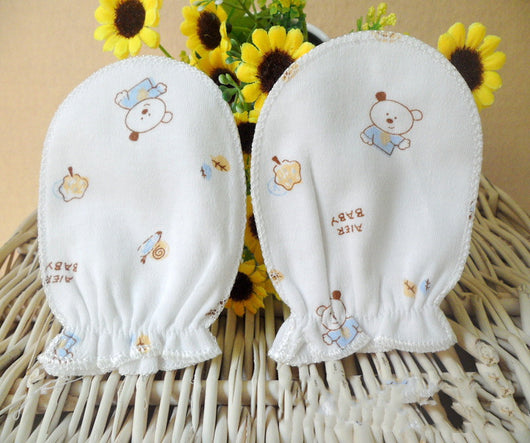 Manoplas Antiarañazos de Algodón Estampadas para Bebé - Image 10