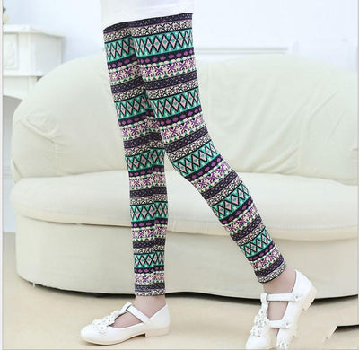 Leggings Infantiles de Cintura Media con Estampado Elástico - Image 6