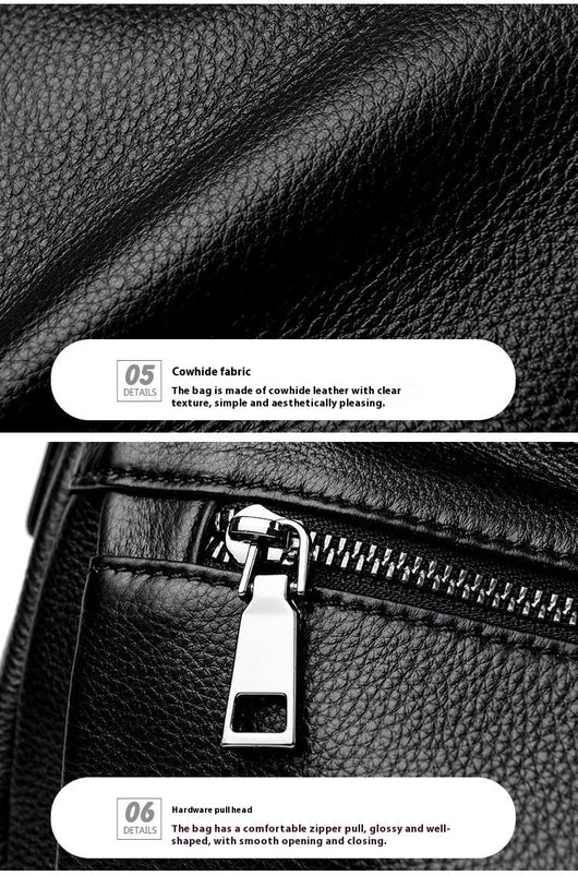 Bolso Bandolera de Cuero Genuino con Gran Capacidad para Mujer - Image 25