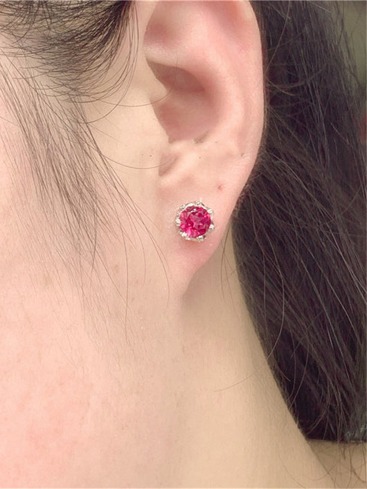 Aretes de Topacio en Plata Esterlina y Oro Blanco 18K - Image 10