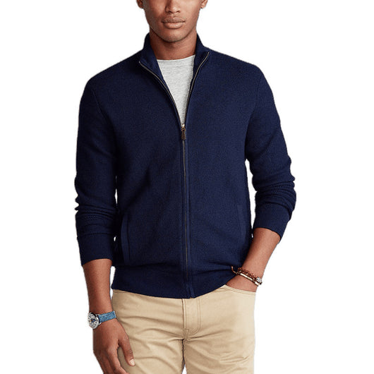 Chamarra Casual para Hombre con Cuello Alto y Cierre - Image 4