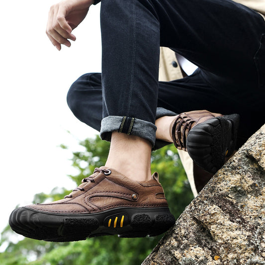 Zapatos Casuales de Cuero Personalizados con Suela Transpirable