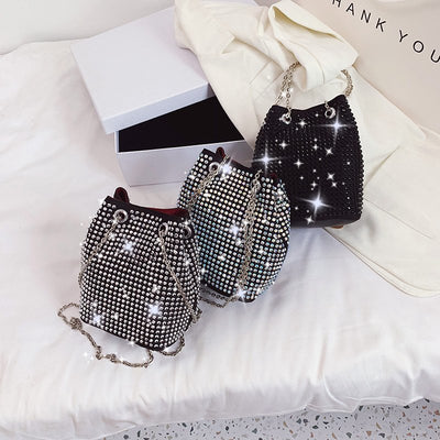 Bolso Bandolera de Diamantes con Cadena Temperamento Mujer - Image 13