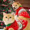 Suéter Navideño Cálido para Mascotas - Diseño Festivo Reno y Animales