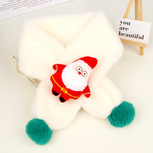 Babero Navideño Infantil con Pelaje Sintético de Conejo - Diseño Cartoon Unisex - Image 21