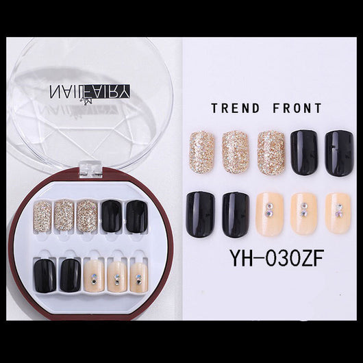 Uñas Postizas Coreanas Removibles Waterproof - Set 30 Piezas Manicura Instantánea - Image 15