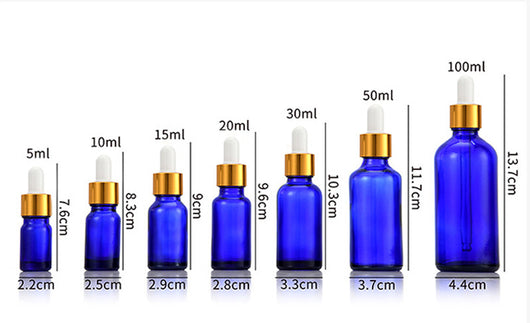 Botella Gotero de Vidrio Ámbar Protección Solar para Cosméticos - Image 6