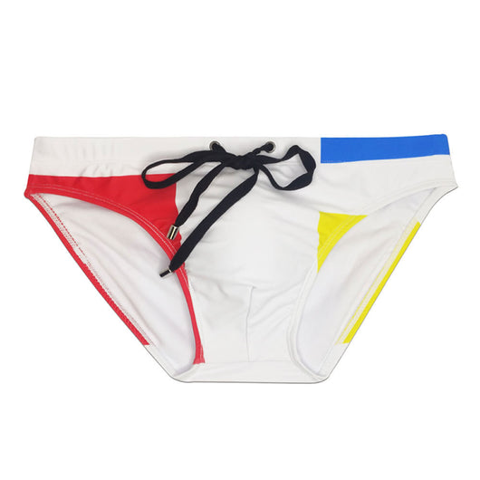 Bóxer de Baño Hombre Ajustado Estampado Contraste Cintura Baja - Image 13
