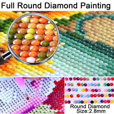 Kit de Pintura de Diamantes Zorro con Hojas - Mosaico de Diamantes - Image 23