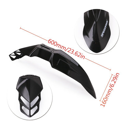 Guardabarros Frontal Plástico Modificado Universal para Motocicleta - Image 6