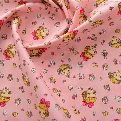 Tela de Algodón Estampada con Diseños Florales y Caricaturas - Image 13