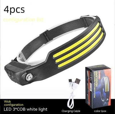 Linterna Frontal LED Recargable USB - Luz Potente con Sensor Automático - Image 9