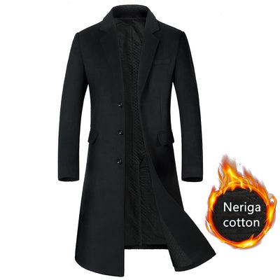 Abrigo de Lana para Hombre - Otoño e Invierno - Image 5