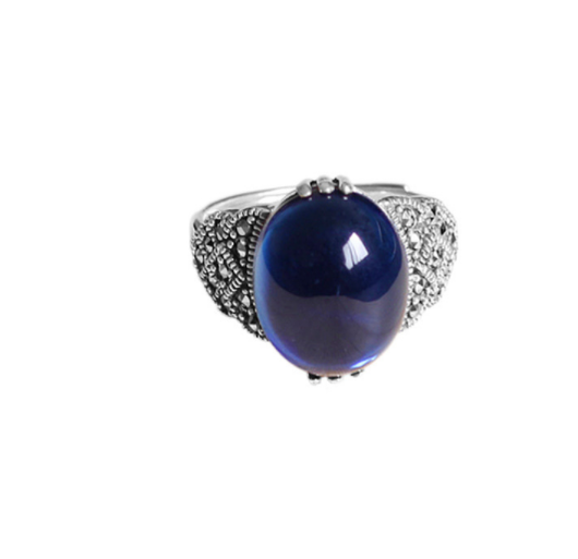 Anillo de Plata Esterlina 925 con Lapislázuli Natural para Hombre - Diseño Moderno - Image 4
