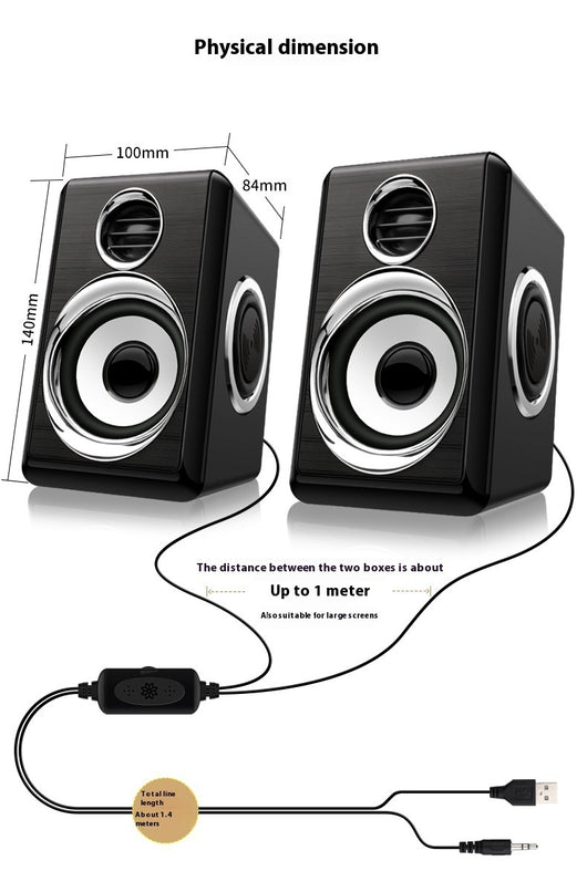 Parlante Portátil Mini con Bajos Potentes para Laptop y Dispositivos - Image 5