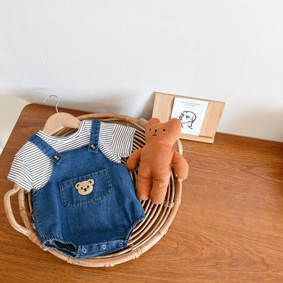 Shorts Infantiles Estilo Coreano con Tirantes para Niños - Image 16