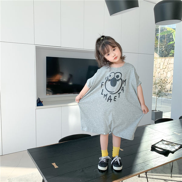 Playera Holgada de Manga Corta para Niños - Cómoda y Versátil