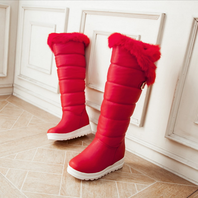 Botas Cálidas de Caña Alta con Suela Gruesa para Mujer - Image 17