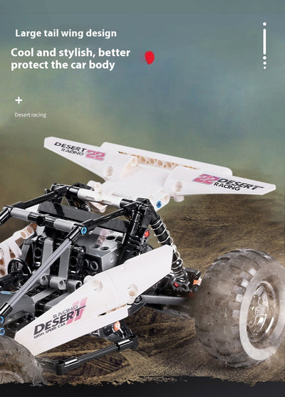 Auto Todoterreno de Carreras en el Desierto - Bloques de Construcción Pequeños - Image 9