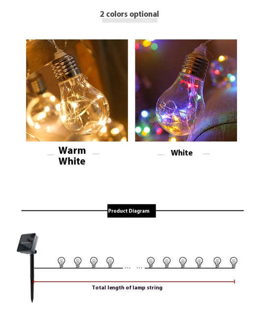 Guirnalda de Luces LED Impermeable para Jardín y Patio - Image 13