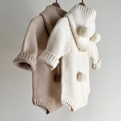 Suéter Tejido Infantil Forma Osito - Enterizo Acogedor para Bebés - Image 4