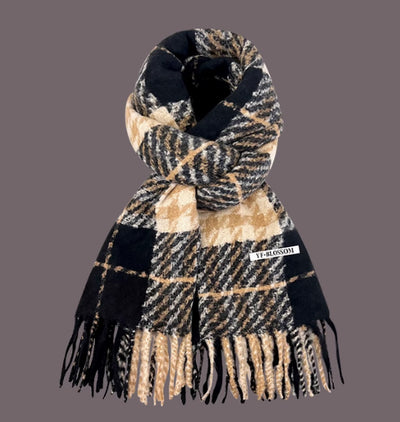 Bufanda Escocesa de Imitación Cachemira para Mujer - Cálida y Versátil - Image 19
