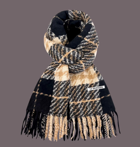 Bufanda Escocesa de Imitación Cachemira para Mujer - Cálida y Versátil - Image 19