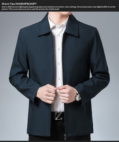 Chaqueta Casual con Solapa para Hombre Maduro - Image 15