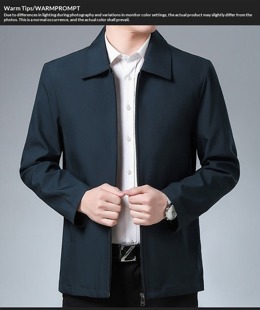 Chaqueta Casual con Solapa para Hombre Maduro - Image 15