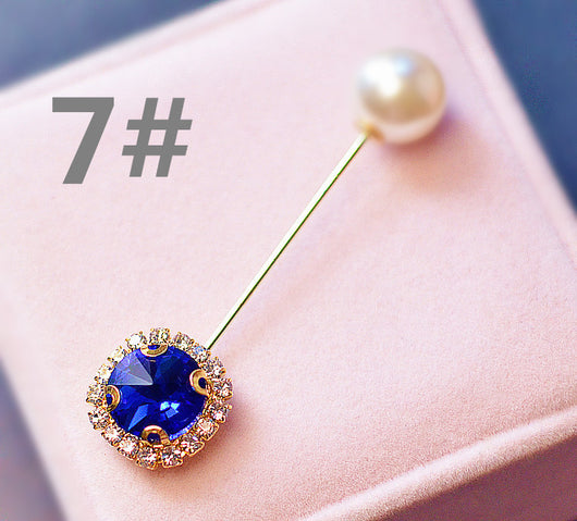Broche Cristal Perla con Palabra - Pasador Elegante para Bufanda - Image 18