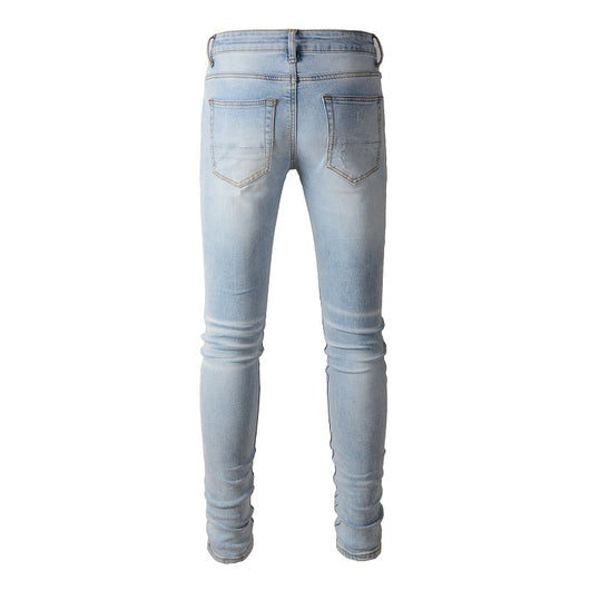 Pantalones Vaqueros Skinny Azules con Detalles Rotos - Image 19