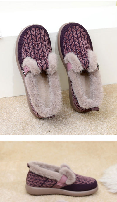 Zapatos de Algodón Aislados con Forro Polar Extra Grueso para Mujer - Image 23