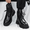 Botas de Cuero British Caña Media para Hombre - Estilo Tide
