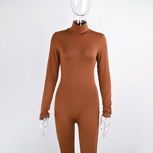 Jumpsuit de Yoga Térmico Ajustado con Forro Polar - Otoño e Invierno - Image 16