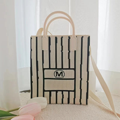 Bolso Bandolera Ligero de Rayas para Mujer - Diseño Versátil Todo Clima - Image 16